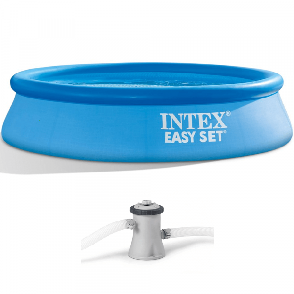 Intex Easy Set 28122NP - Piscina hinchable + Bomba de filtro