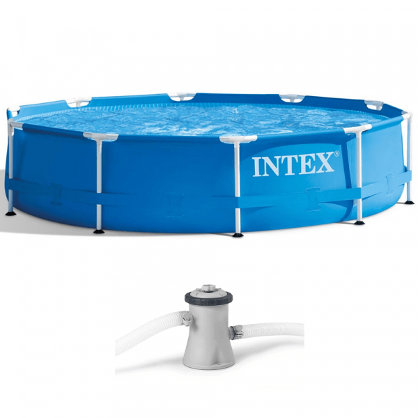 Intex Metal Frame 28202NP - Piscine ronde + Épurateur à cartouche