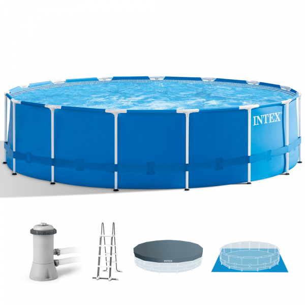 Intex Metal Frame 28242NP - Piscine ronde