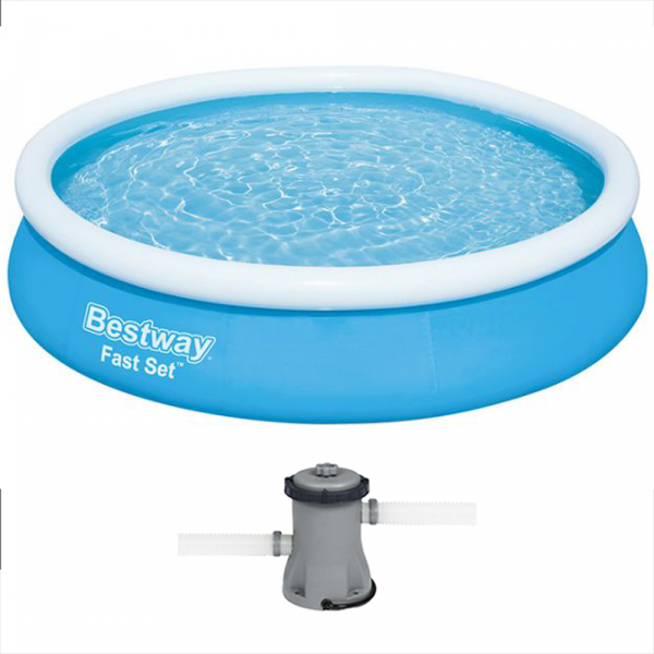 Bestway Fast Set 57274 - Piscina gonfiabile + Pompa filtro 16 W