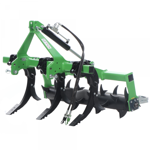 Seven Italy Simply - Ripuntatore a 3 elementi 120 cm rullo idraulico