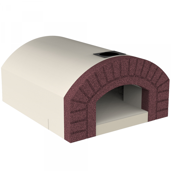 Linea VZ Capri - Horno de leña de empotrar con superficie de cocción 72x70 cm - Capacidad de cocción 3 pizzas
