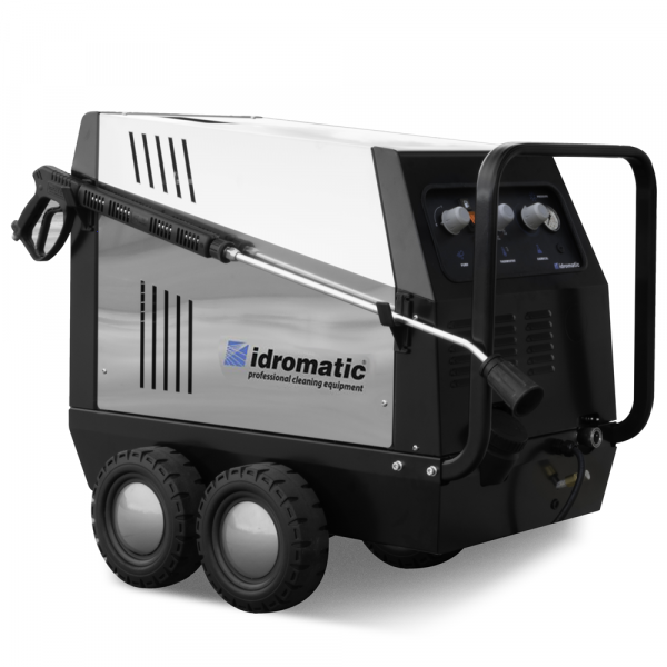Idromatic Astra 150.15 - Heißwasser-Hochdruckreiniger - Messingpumpe - 400V - 150 bar - 900 lt/h