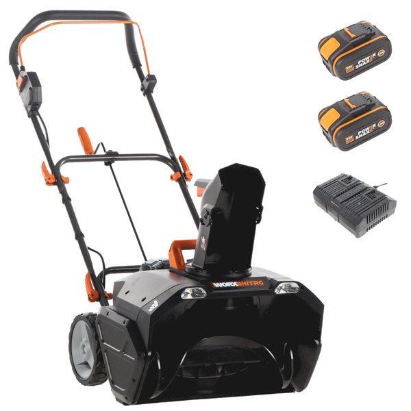 Worx Nitro WG471E - Akku-Schneefräse -  40V - 2x 4Ah