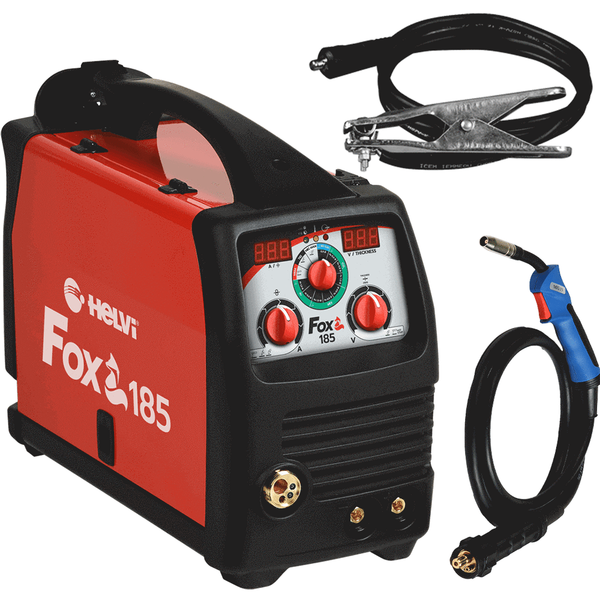 Helvi Fox185 flex-line - Inverter-Drahtschweißgerät - MIG-MMA-TIG - GAS/NO GAS