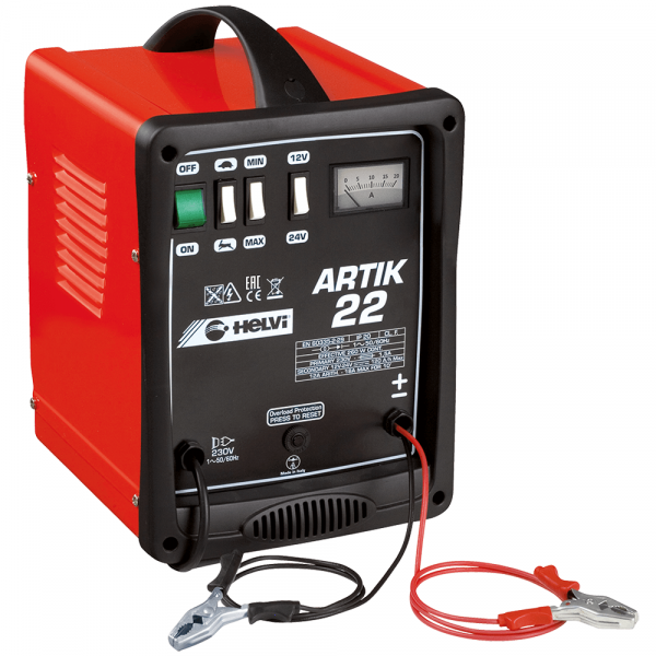 Helvi Artik 22 - Chargeur de batterie - 12/24V - Monophasé