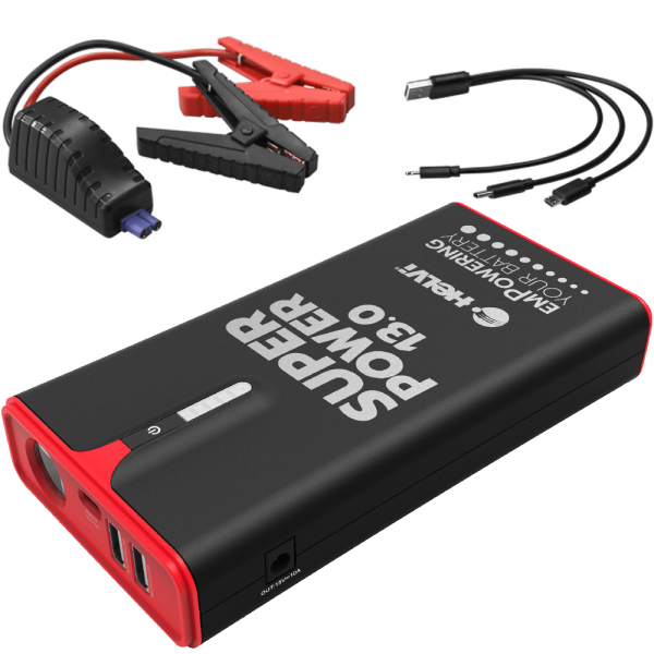 Helvi SUPER POWER 13.0 - Tragbarer Mehrzweckstarter  - power bank - 12V