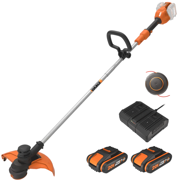 Worx WG183E - Desbrozadora de batería - 40V - 2x20/2Ah