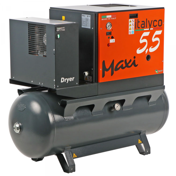 Italyco Maxi 6/270 D - Schraubenkompressor - max. Druck 10 bar