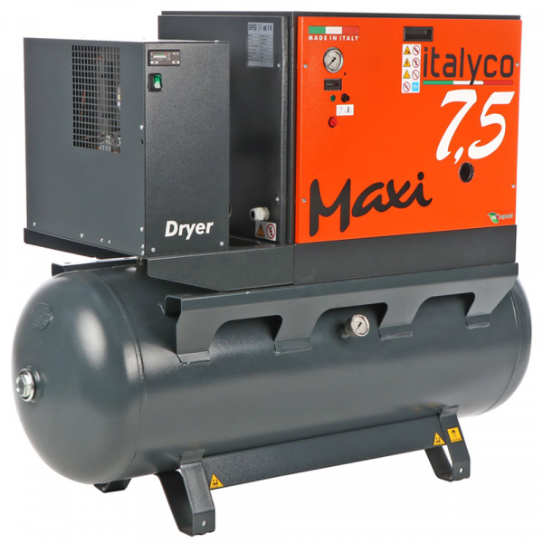 Italyco Maxi 8/270 D - Schraubenkompressor - Max. Druck 10 bar