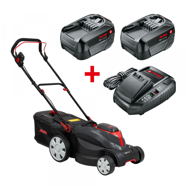 AL-KO 38.1 Li Easy - Rasenmäher - Schnittbreite 37 cm - 18V/4,0 Ah
