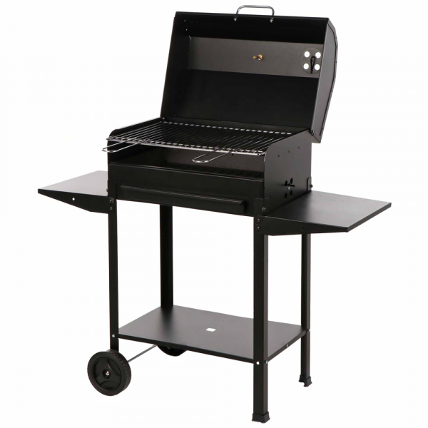 Seven Italy Ercole Medium - Barbecue à charbon en fer artisanal - 57,5x37 cm