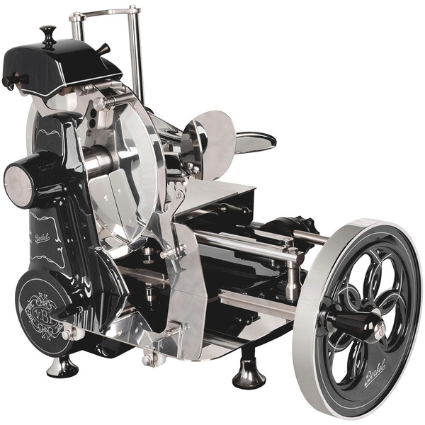 Berkel B2 Noire - Trancheuse à volant - Lame en acier chromé de 265 mm