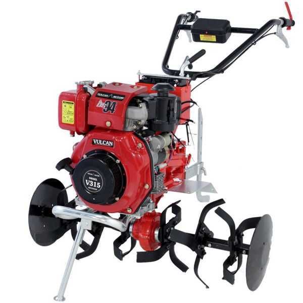 Diesse DS94 - Motoazada diésel 7 HP - Vulcan 296cc con Arranque eléctrico