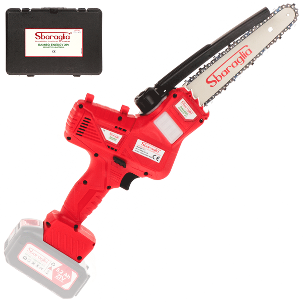 Sbaraglia Rambo Energy 21V - Élagueuse manuelle à batterie - SANS BATTERIE NI CHARGEUR