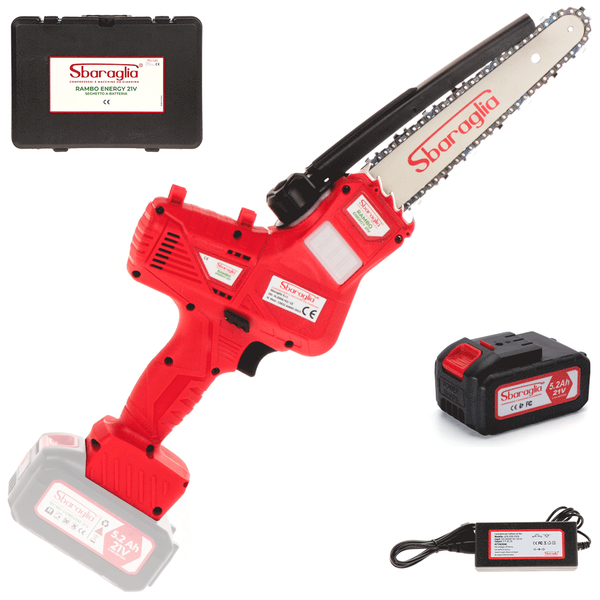 Sbaraglia Rambo Energy 21V - Potatore a batteria manuale - 21V/5.2Ah