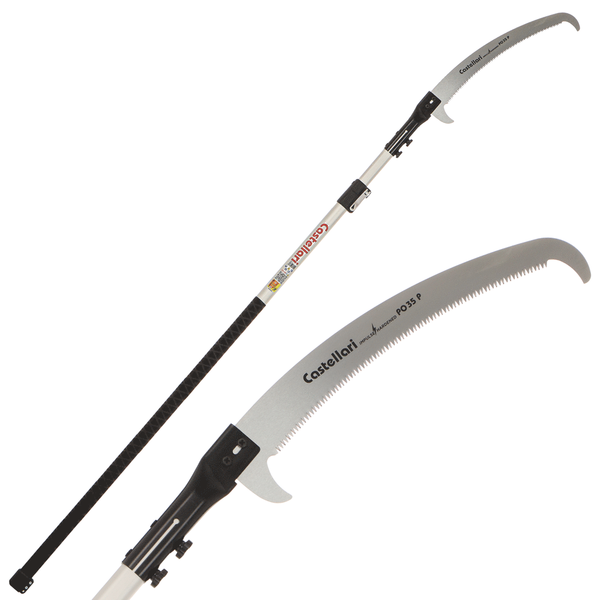 Castellari PO35P+ATO2 - Gestängesäge mit ovalem Schaft - 150-240 cm - Sägeblatt 35 cm