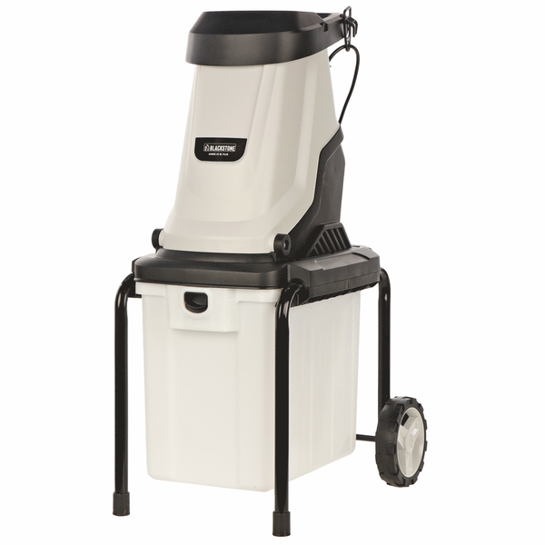 BlackStone SHRED 45 BL PLUS -Elektrischer Häcksler - Wendemesser - Sammelkorb