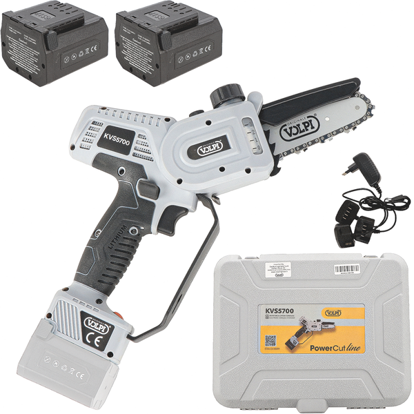 Volpi KVS5700 - Handgeführte Akku-Astschere - 2x21.6V 2.5Ah