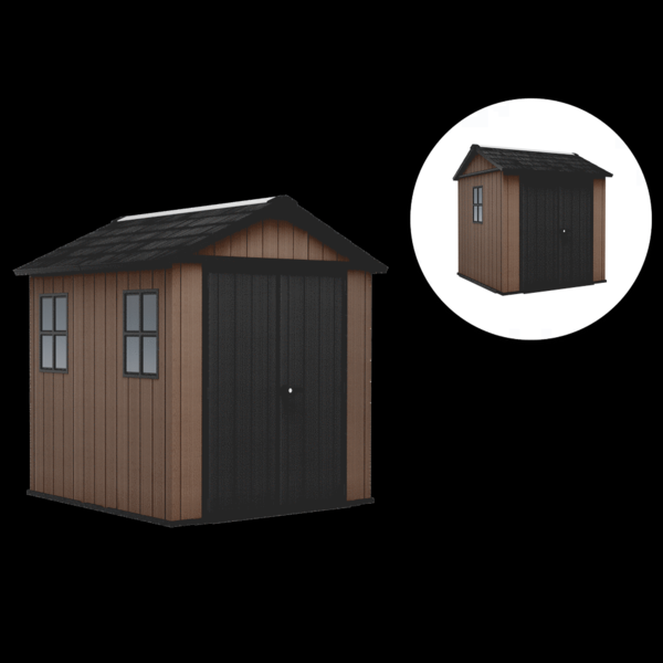 Keter Newton plus 757/775 - Caseta de jardín - Con ventanas