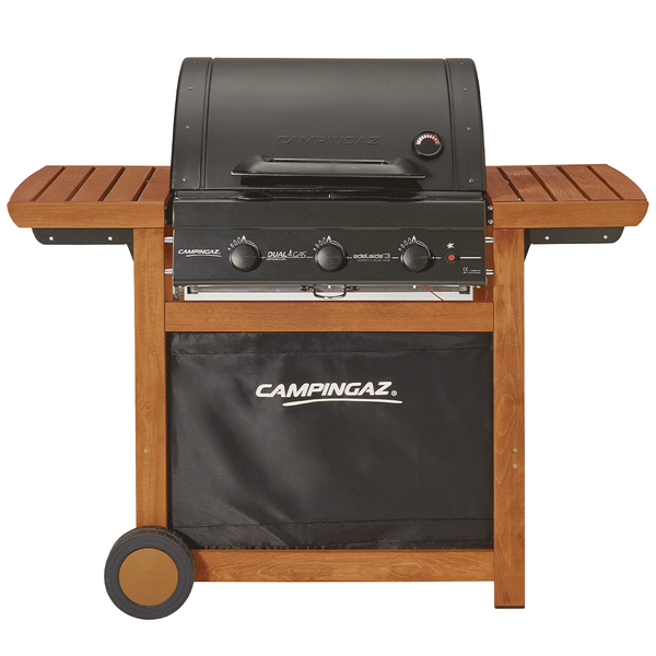 Campingaz Adelaide 3 Woody L Dual Gas - Barbecue a gas o metano