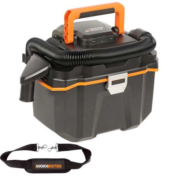 Worx WX031.9 - Tragbarer Akku-Nass-Trockensauger - OHNE BATTERIEN UND LADEGERÄT