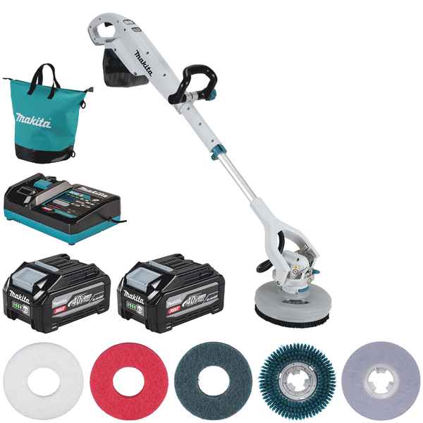 MAKITA PS001GM101 - Spazzola pulisci pavimenti - 2x 40V 4Ah