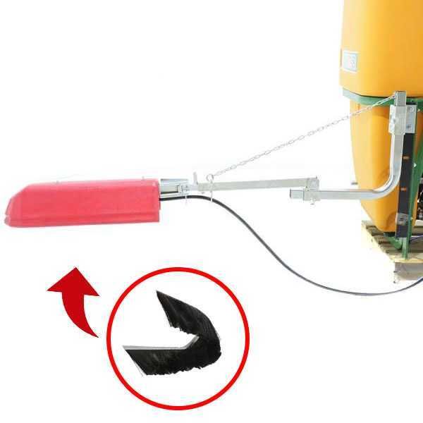 Rampe de désherbage mécanique interligne avec cloche longue à 2 jets