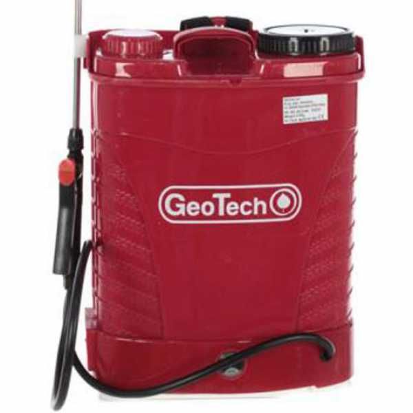 GeoTech KF-16C-26 Rojo - Pulverizador de mochila a batería - 16L