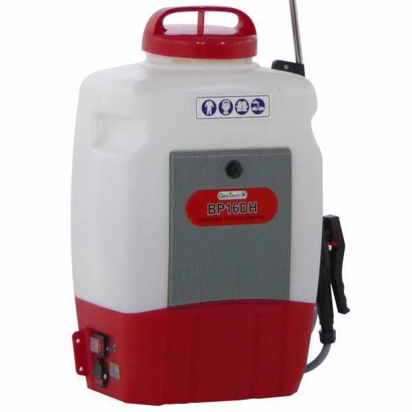 GeoTech BP16DH - Pulverizador de mochila a batería - 16L